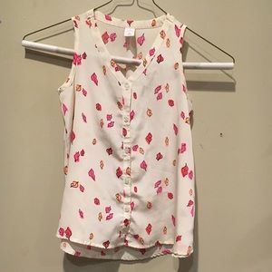 Total Girl Lipstick Tank Top